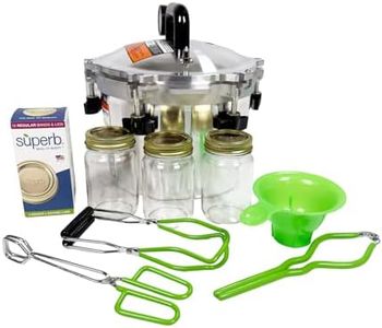 All American 1930: 10.5qt Pressure Cooker/Canner Plus (The 910) - Exclusive Metal-to-Metal Sealing System - Easy to Open & Close - Suitable for Gas, Electric, or Flat Top Stoves - Made in The USA