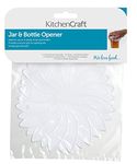 KitchenCraft KCJAR Rubber Jar Opener Grip, 15 cm, White