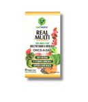 Leafsource Real Multi Vitamins & Minerals 60 Capsules in Glass Jar, 21 Organic Sourced, Whole Food Real Fruits & Veggies Supplements, Vegan, Enhanced Well-being Naturally A REAL Natural Multivitamin and Multi-Mineral, Synthetic vitamins can't do that, only the REAL MULTI can.