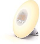 Philips Wake-Up Light Alarm Clock with Sunrise Simulation, White (HF3500/60)