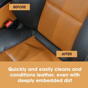 Furniture Clinic Leather Care Kit – 500ml Cleaner & Conditioner for Sofas, Car Seats