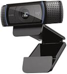 Logitech C920 HD Pro Webcam for Amazon, Full HD 1080p/30fps Video Calling, Clear Stereo Audio, HD Light Correction, Works with Skype, Zoom, FaceTime, Hangouts, PC/Mac/Laptop/Macbook/Tablet - Black