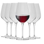 Bormioli Rocco Inalto Tre Sensi Large Wine Glasses Set - 550ml - Pack of 12