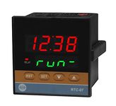 Global RTC-07 Real Time Timer (Clock) 4 Digit Double Display 72X72