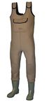 Shakespeare Sigma Neoprene Chest Waders, Overalls, Waders, For Wading , Fly Fishing , Hunting , Muck Work, Unisex, Grey/Green, EU 46 | UK 12 |US 13