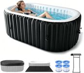 2 Person Inflatable Hot Tub with Si