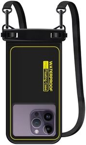 Floating Waterproof Phone Pouch, IPX8 Universal Waterproof Phone Case for Swimming Dry Bag Underwater for iPhone 15 14 Pro Max 13 Pro 12 11 Samsung S23 S22 Huawei Xiaomi etc, Up to 6.8"