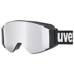 uvex g.gl 3000 TOP - Ski Goggle for Men and Women - Polarized Lenses - incl. Interchangeable Lenses - Black/Silver-Brown - One Size