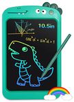 10.5 Inch LCD Writing Tablets Drawing Doodle Board for 3-8 Year Old Children Gifts，Drawing Sketch Pad for Boy Birthday Gifts,Writing and Learning Scribble Board for Little Kids - Green Dinosaur