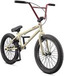 Mongoose Legion L80 Freestyle BMX Bike for Advanced-Level Riders, Adult Men Women, 4130 Chromoly Frame, and 20-Inch Wheels, Tan