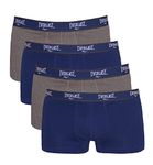 Everlast mens Trunks - 4 Pack Underwear, Grey Combo: Grey/Navy, Medium US