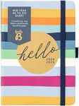 Busy B Mid Year A6 To Do Diary August 2024 - August 2025 - Stripe Week to View A6 Academic Planner with Space for Notes, Pen Holder and Tear-Out Lists. FSC® Certified