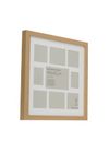 44 x 44cm Oak Effect Multi Aperture Picture Photo Frame