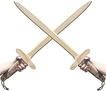 Adventure Awaits - Wooden Toy Sword - Handmade - Lightweight Wood Toy Sword set for Outdoor Play
