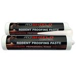 Roshield Rodent Proofing Control Paste | Stop Rat & Mouse Access through Holes & Gaps in Walls | Used by Professionals (Pack of 2)