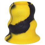 Grip-N-Rip Softball Bat Taper Grip – Hitting and Training Aid, Durable, Easy-On/Off - Black/Yellow