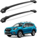 FengYu Roof Rack Cross Bars 260lbs Compatible with Subaru Forester 2014-2024 (not for Wilderness), Heavy Duty Aluminum Lockable Roof Rails Crossbars Rooftop Cargo Bars Black Luggage Racks Carrier