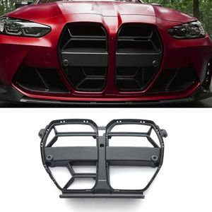 AUTRAGO Grille For 2021-2025 BMW M3 G80 M4 G82 G83 CSL Style (Carbon Fiber Look)