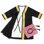 Muslim Clothes for Baby Boys Arabian Robe Plaid Turban Scarf Newborn Islamic Thobes Eid Ramadan Dubai Attire Infant Middle East Abaya Saudi Turkish Kaftan Kurta Black (4PCS) 6-12 Months