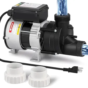 Mxmoonant SPA Pump, 1HP 110V Hot Tub SPA Circulation Pumps, Bathtub Jacuzzi Pump Motor for Water Circulation 1.5" Plumbing (US Plug)