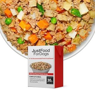 JustFoodForDogs Pantry Fresh Dog Food, Human Grade Beef & Russet Potato (12 Pack)