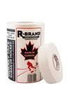 R-Brand 174810 White Hockey Stick Tape, 6-Pack, 24-Millimeter x 25-Meter