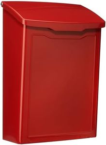 Architectural Mailboxes 2681R Marina Wall Mount Mailbox, Small, Red