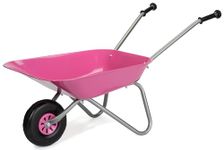 Rolly Toys 274802 2.5 Years, Children's Wheelbarrow, Metal Bowl, Plastic Handles, max. Can Hold up to 25 kg, Pink