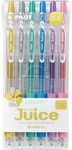 Pilot Gel Ballpoint Pen Juice 0.5, 6 Metallic Color Set (LJU-60EF-6CM)