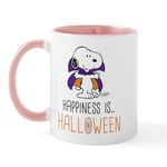 CafePress Peanuts Happiness is Halloween 11 oz (325 ml) Ceramic Coffee Mug