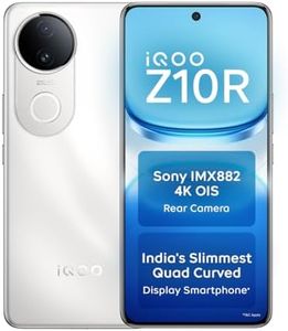 iQOO Z10R 5G (Moonstone, 8GB RAM, 256GB Storage) | 32MP 4K Selfie Camera | Quad-Curved AMOLED Display | Dimensity 7400 Processor with 750K+ AnTuTu