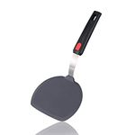 Tenta tenta kitchen Silicone Spatula Turner Wide Spatula Pizza Peel Kitchen Utensil for Nonstick Cookware Safe Kitchen Flipper -600°F Heat-Resistant Rubber for Pancake Turner