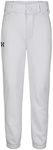 Under Armour Boys' Baseball Pant - White - 5