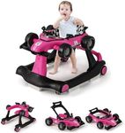 COSTWAY 4-in-1 Baby Walker, Foldabl