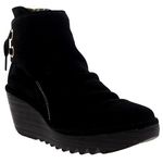 Fly London Women's Yama Ankle boots, Black Black 006, 6 UK (39 EU)