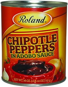 Roland Foods Chipotle Peppers in Adobo Sauce, 26 Ounce, Pack of 4