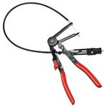 Radiator Hose Clamp Pliers Tool, Clamp Tight Wire Tool, Type Flexible Hose Clamp Plier with 24 inch Cable (1)