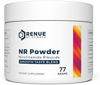 Renue By Science Nicotinamide Riboside Powder, 1000mg NAD Precursor, High Potency NR Sublingual Citrus Burst Flavor for Cellular Health, Rejuvenation, Neuroprotection, and Longevity, 60 Servings