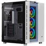 Corsair Crystal Series 680X RGB High Airflow Tempered Glass ATX Smart Gaming Case - White