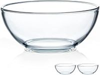 NUTRIUPS 8 Inch Glass Bowls, Microw