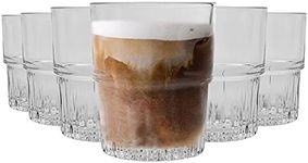 Duralex Empilable Stackable Drinking Glasses - 200ml Tumblers for Water, Juice - Pack of 12