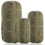 M-Tac Nylon Sleeping Bag Compression Sack - Stuff Bag - for Camping Hiking Backpacking XL (Olive)