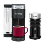 Keurig K-Supreme Single Serve K-Cup Pod Coffee Maker & Keurig Milk Frother For Lattes And Cappuccinos