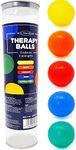 JFA Medical Hand Therapy Exercise Balls 5 Strengths - Extra Soft, Soft, Medium, Firm, Extra Firm