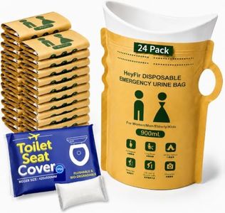 HeyFir Disposable Urine Bags Emergency Pee Bag Portable Urinal 24 Pack