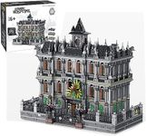 FULHOLPE Three Level Madhouse Modular Building Blocks Kit, 7537 Piece Lunatic Asylum Hospital Model Construction Toy Set Compatible with 10937 Arkham Asylum