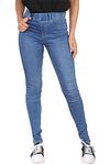 New Look Womens Lift & Shape Super Skinny Denim Jeggings Blue 8