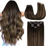 MAXITA Hair Extensions Clip in Huma