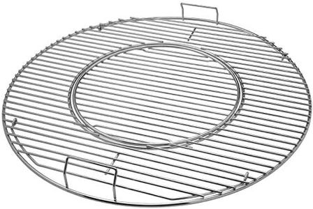 X Home Grill Grate for 22 Inch Weber Charcoal Grill, Upgraded 8835 Gourmet BBQ System Hinged Cooking Grate, 21.5 x 21.5 Inch