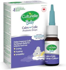 Culturelle Probiotics Calm Plus Colic Baby Probiotic Drops, 8 ml, Helps Soothe Colic, Fussiness, Crying & Irritability, Supports Digestive Health and Comfort for Babies 1-36 Months
